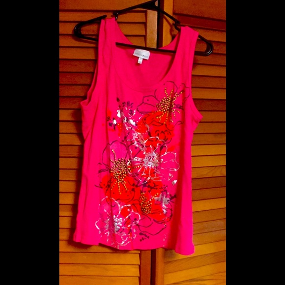 Tops - Pink 2x Fashion Bug tank top